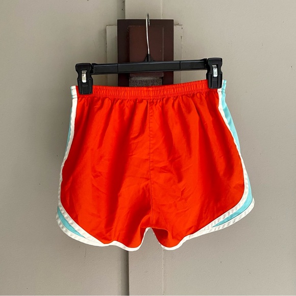 Nike Running Women's Tempo Track Shorts in Orange/Blue - Picture 8 of 11